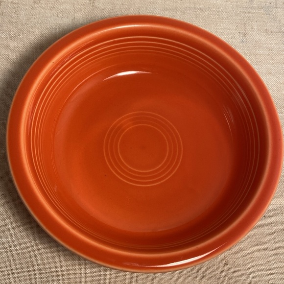 Vintage HLC Fiesta Bowl 6.5 in Soup cereal bowl Homer Laughlin China USA orange - Picture 16 of 16